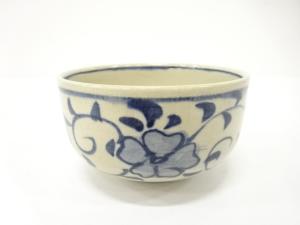 作家物　安南手　花唐草　茶碗